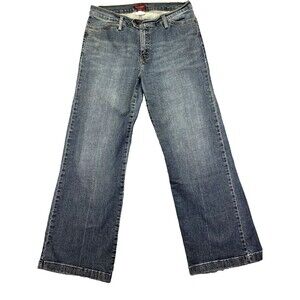 Levi's Jeans Genuinely Crafted Perfectly Slimming Sz‎ 16 Medium Womens Mid Denim